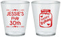 Custom Birthday Plastic Shot Glasses - 30th Flirty At Thirty | 20087