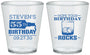 Custom Birthday Plastic Shot Glasses - 55th | 20090