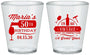 Custom Birthday Plastic Shot Glasses - 50th Wine | 20098