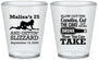 Custom Birthday Plastic Shot Glasses - 25th Strip Club | 20102