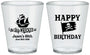 Custom Birthday Plastic Shot Glasses - 60th Pirate | 20106