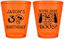 Custom Birthday Plastic Shot Glasses - 30th Halloween | 20112