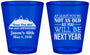 Custom Birthday Plastic Shot Glasses - 40th Over The Hill | 20121