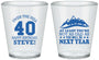 Custom Birthday Plastic Shot Glasses - 40th Over The Hill | 20123