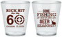 Custom Birthday Plastic Shot Glasses - 60th Gone Fishing | 20126