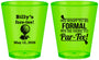 Custom Birthday Plastic Shot Glasses - 40th Golf | 20134