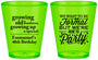 Custom Birthday Plastic Shot Glasses - 40th | 20135