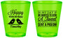 Custom Birthday Plastic Shot Glasses - 40th | 20139