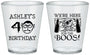 Custom Birthday Plastic Shot Glasses - 40th Halloween | 20145