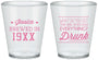 Custom Birthday Plastic Shot Glasses - Drunk | 20147