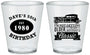 Custom Birthday Plastic Shot Glasses - 50th Classic Car | 20156