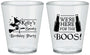 Custom Birthday Plastic Shot Glasses - Halloween Spooky Boos | 20158