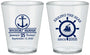 Custom Birthday Plastic Shot Glasses - 25th Nautical | 20168