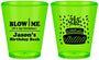 Custom Birthday Plastic Shot Glasses - 25th | 20169