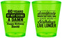 Custom Birthday Plastic Shot Glasses - 60th | 20180
