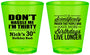 Custom Birthday Plastic Shot Glasses - 30th | 20182