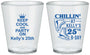 Custom Birthday Plastic Shot Glasses - 25th Ice Scating | 20185