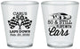 Custom Birthday Plastic Shot Glasses - 50th Race Car | 20187