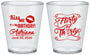 Custom Birthday Plastic Shot Glasses - 30th Flirty At Thirty | 20190