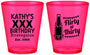 Custom Birthday Plastic Shot Glasses - 30th Flirty At Thirty | 20191