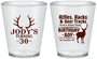 Custom Birthday Plastic Shot Glasses - 30th Hunting | 20196