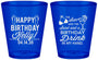 Custom Birthday Plastic Shot Glasses - Sun Sand Drink Hand | 20202