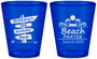 Custom Birthday Plastic Shot Glasses - 65th Beach | 20210