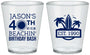 Custom Birthday Plastic Shot Glasses - 40th Beach | 20212