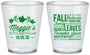 Custom Birthday Plastic Shot Glasses - 70th Fall | 20228