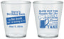 Custom Birthday Plastic Shot Glasses - Beer Drunk | 20232