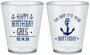 Custom Birthday Plastic Shot Glasses - Oh Ship Nautical | 20238