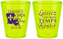 Custom Birthday Plastic Shot Glasses - 25th Mardi Gras | 20245