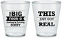 Custom Birthday Plastic Shot Glasses - 40th | 20254