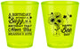 Custom Birthday Plastic Shot Glasses - 30th | 20255