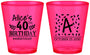 Custom Birthday Plastic Shot Glasses - 40th | 20258