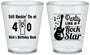 Custom Birthday Plastic Shot Glasses - 40th Rock Star | 20266