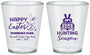 Custom Easter Plastic Shot Glasses - Egg Hunting Bunny | 210004