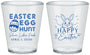 Custom Easter Plastic Shot Glasses - Egg Hunt Bunny | 210005