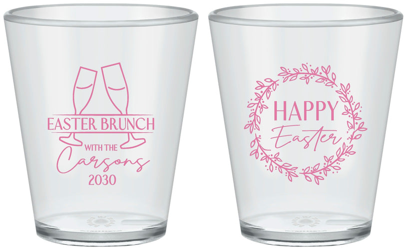 Custom Easter Plastic Shot Glasses - Brunch | 210015