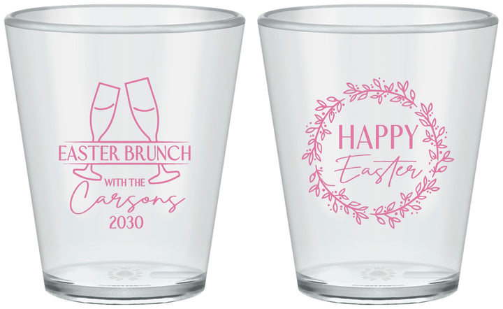 Custom Easter Plastic Shot Glasses - Brunch | 210015