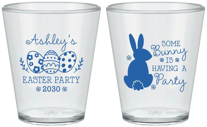 Custom Easter Plastic Shot Glasses - Bunny Eggs | 210017