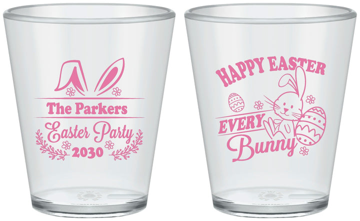 Custom Easter Plastic Shot Glasses - Bunny Eggs | 210019