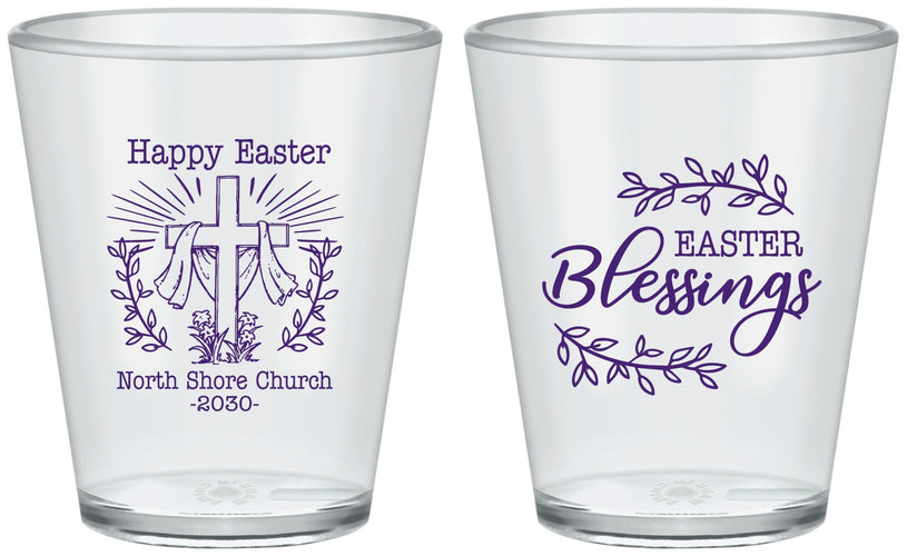 Custom Easter Plastic Shot Glasses - Blessings Church | 210020