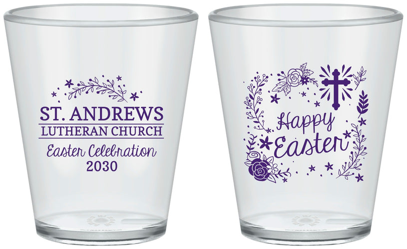 Custom Easter Plastic Shot Glasses - Easter Sunday | 210028