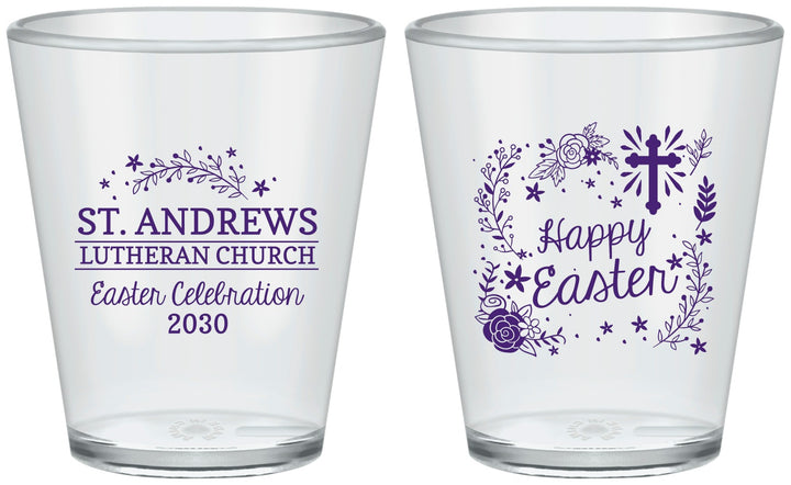 Custom Easter Plastic Shot Glasses - Easter Sunday | 210028