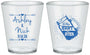 Custom Wedding Plastic Shot Glasses - The Hunt Is Over Mason Jar | 218