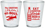 Custom 4th Of July Plastic Shot Glasses - Crawfish Boil | 220012