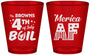 Custom 4th Of July Plastic Shot Glasses - Merica Af | 220014