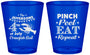 Custom 4th Of July Plastic Shot Glasses - Pink Peel Crawfish | 220015