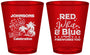 Custom 4th Of July Plastic Shot Glasses - Beach Fireworks | 220022